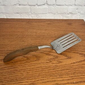 Cutco No.16 Stainless Steel Turner Spatula Marbled Brown Handle Vintage USA